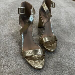 Mix No. 6 Gold Textured Heels